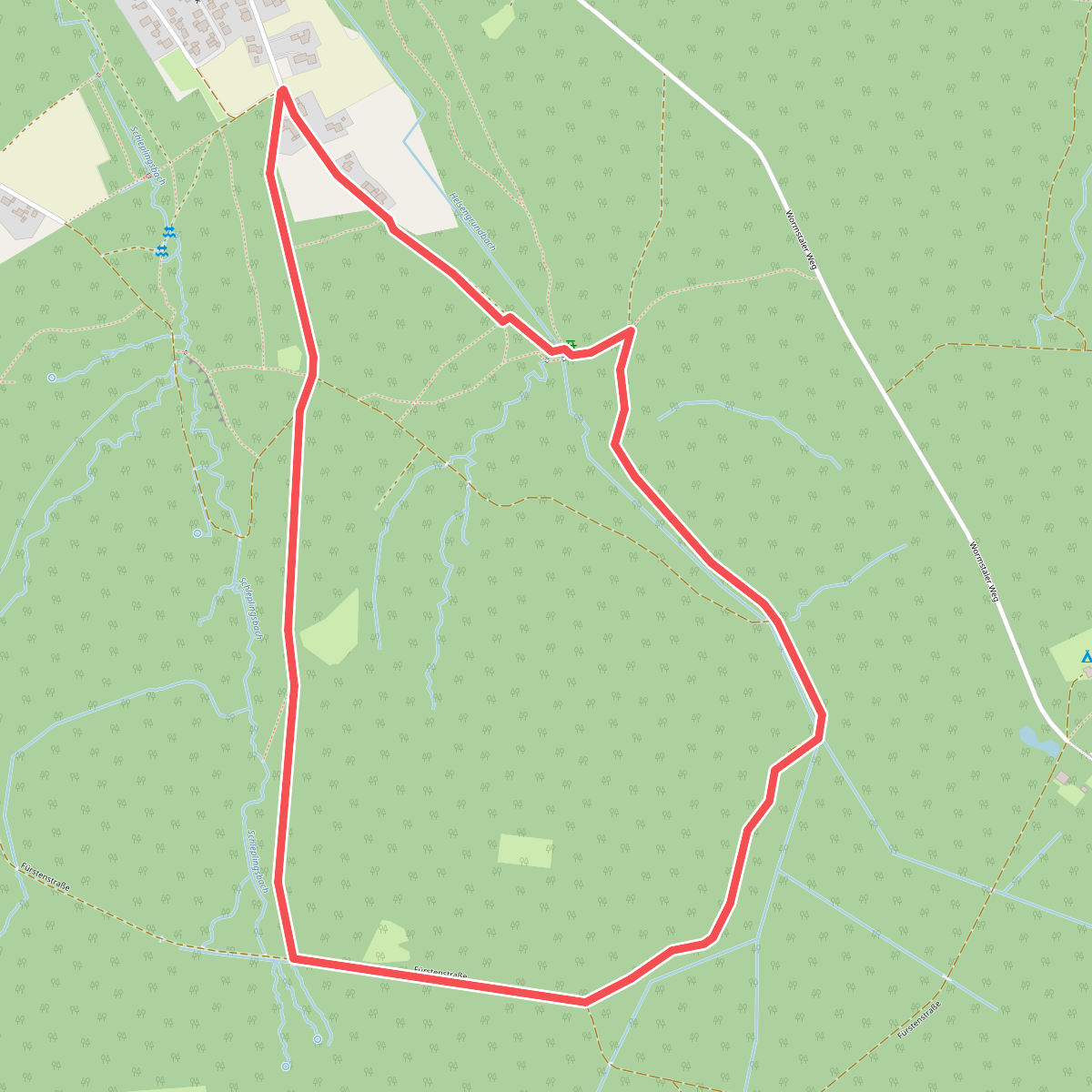 Schwefelquelle Rundweg