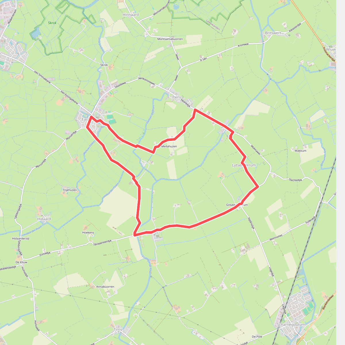 Swalkroute Easterein