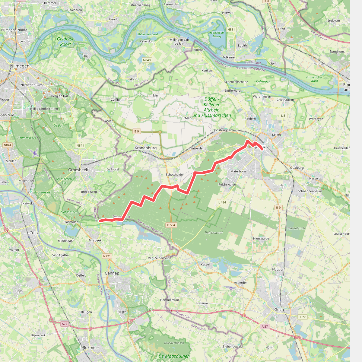 Kleef - Milsbeek · Noaberpad etappe 23