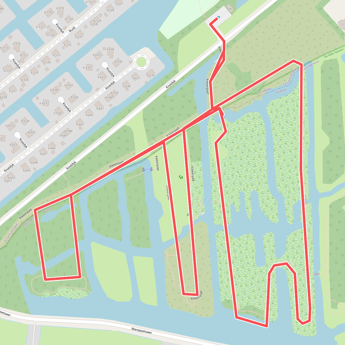 Rolstoelroute Pettebosk