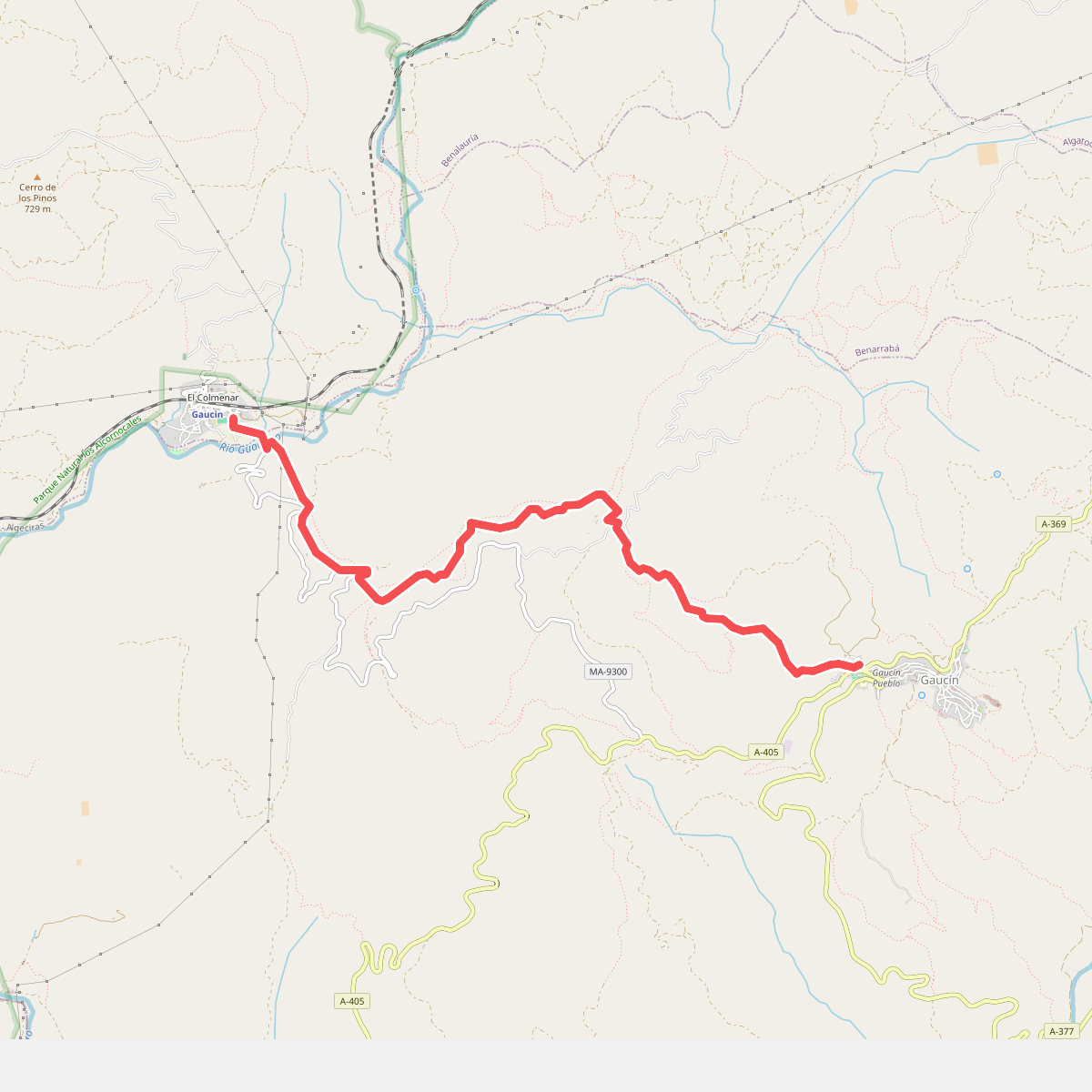 PR-A 504 Circular Sierra del Hacho
