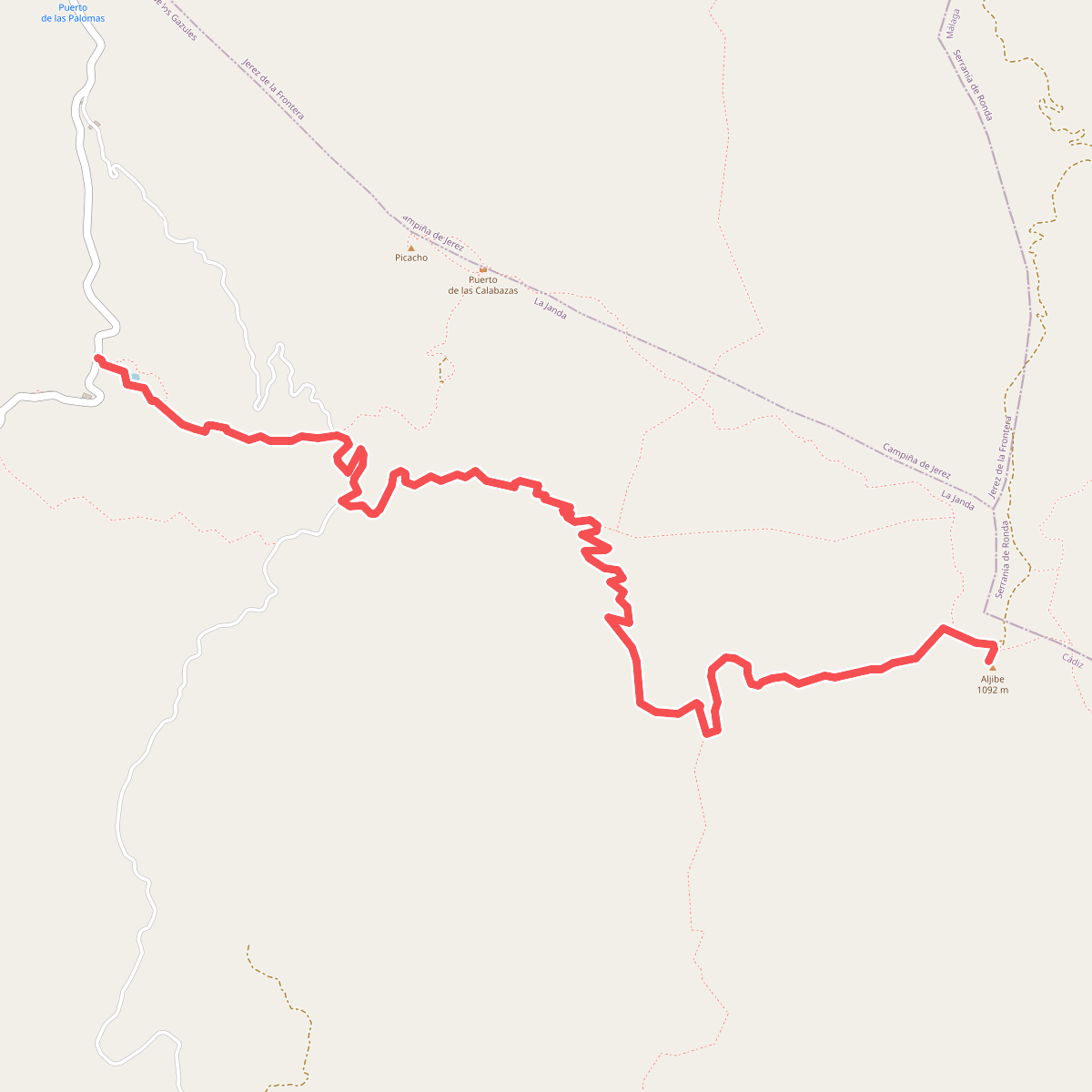 Sendero Subida Al Aljibe