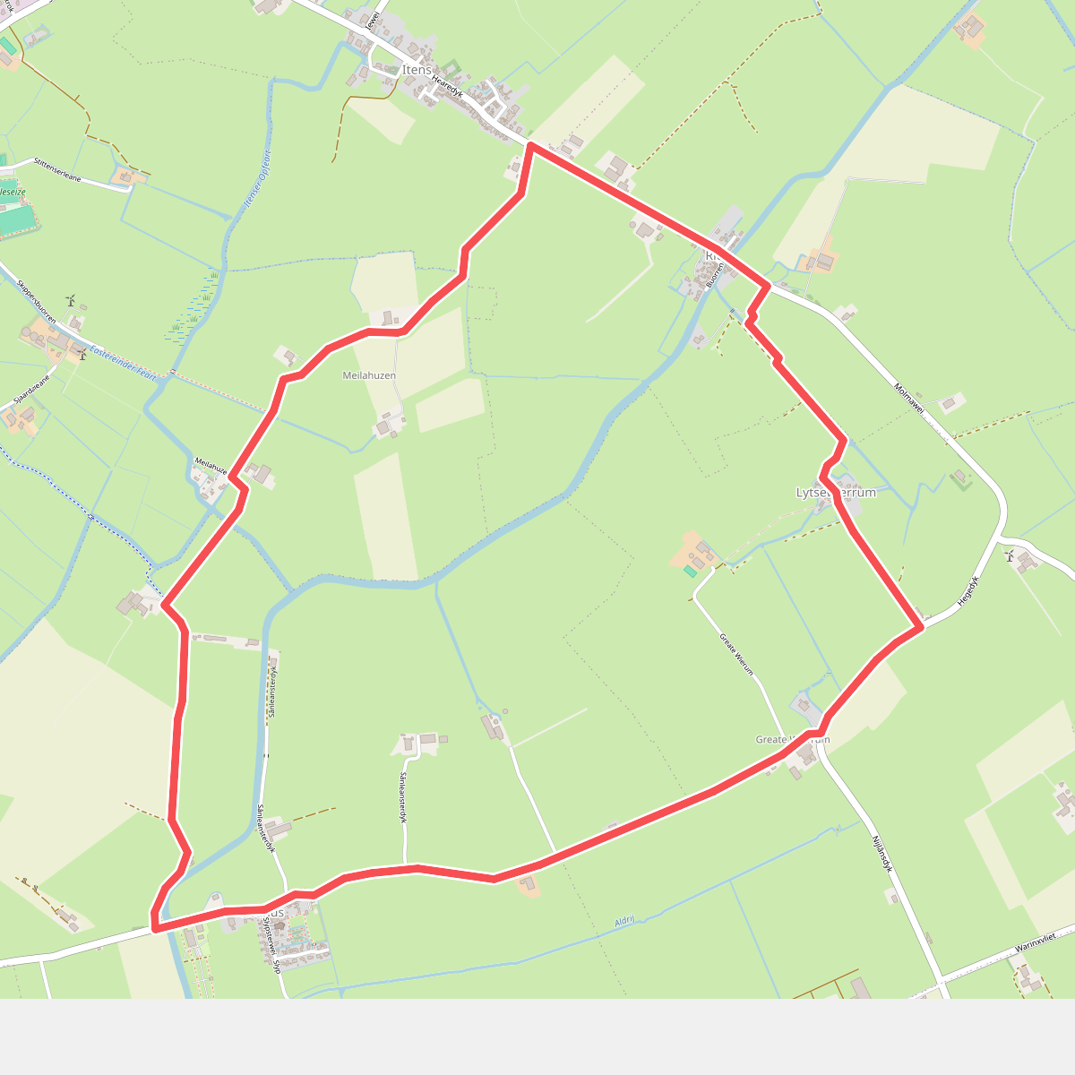 Kuiertocht Itens