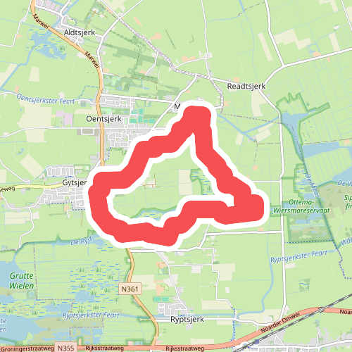 Kuiertocht buitengebied Gytsjerk