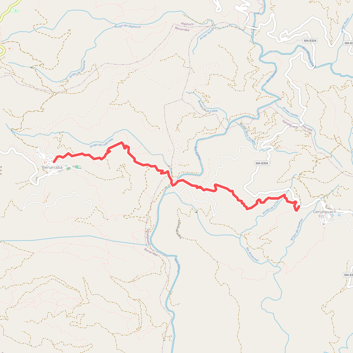 PR-A 240 Benarrabá - Genalguacil