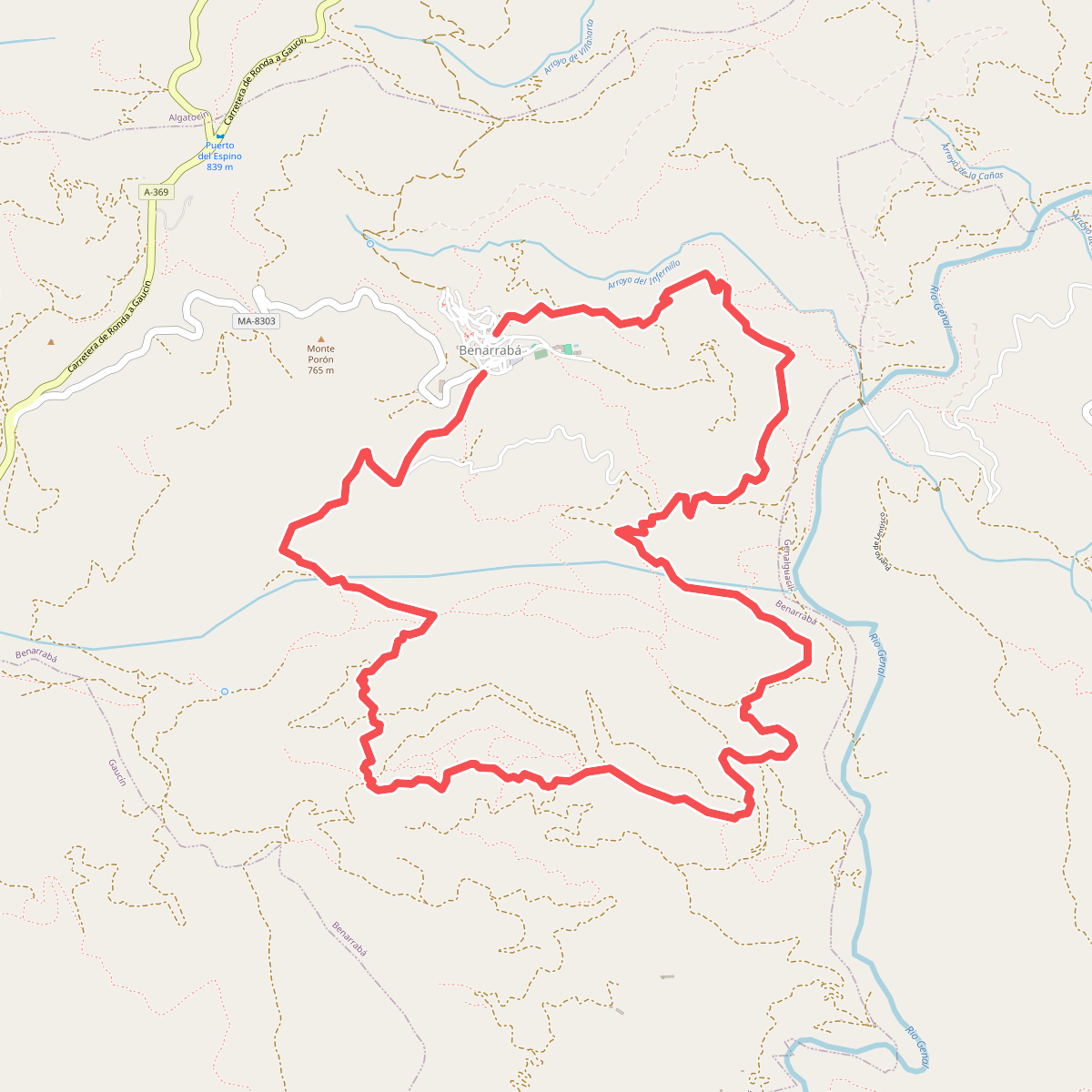 PR-A 397 Sendero de los Montes
