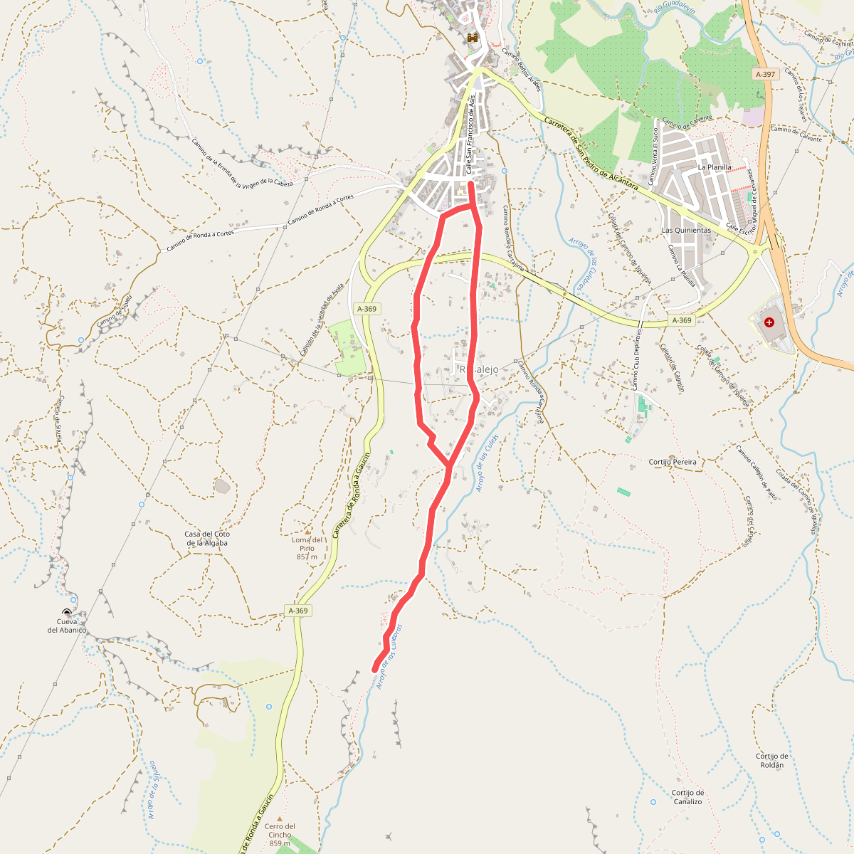 SL-A 39 Ronda - Pilar de Cartajima