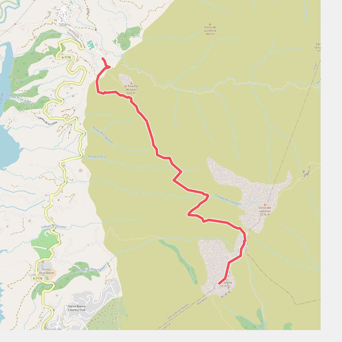 PR-A 135 Istán - Pico de la Concha