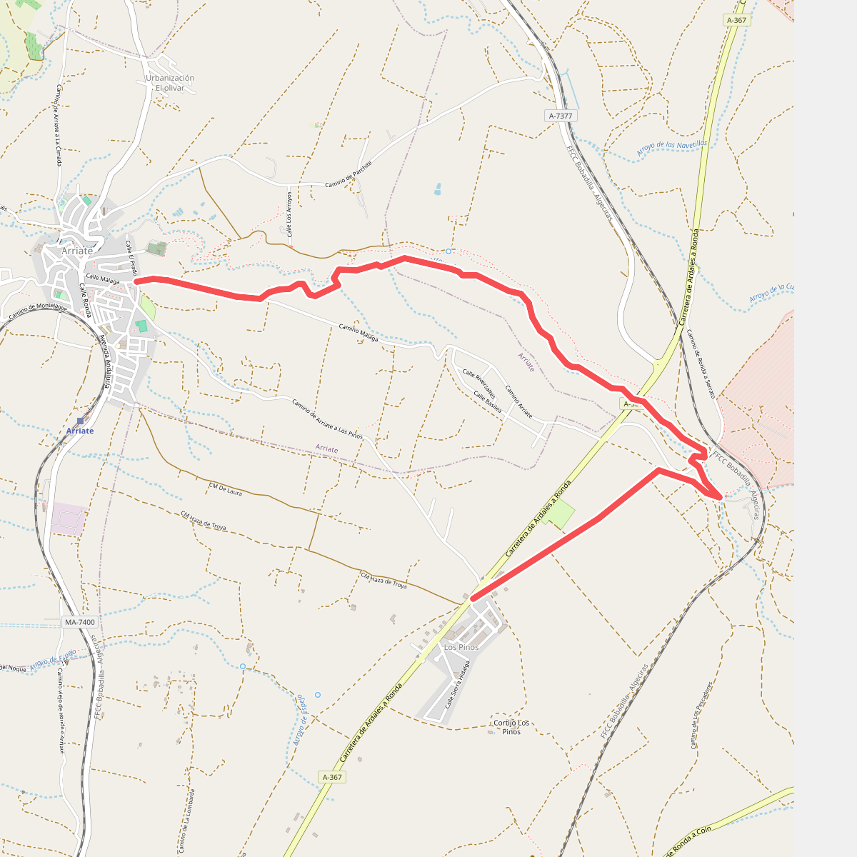 PR-A 250 Ronda - Arriate