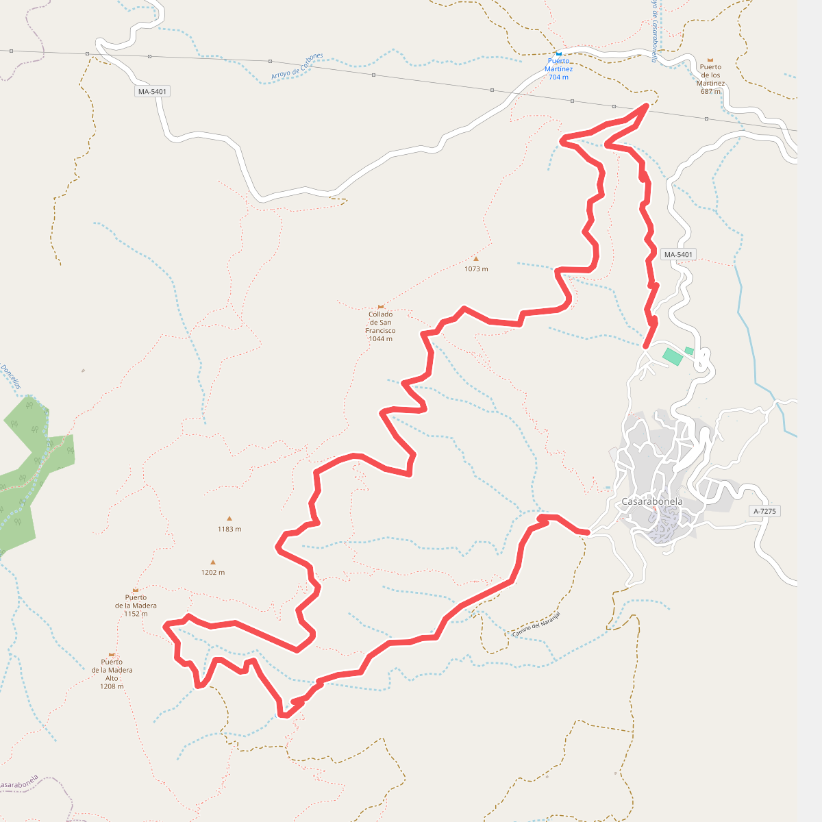 PR-A 270 Camino de la Dehesa - Fuente de los Hornaos