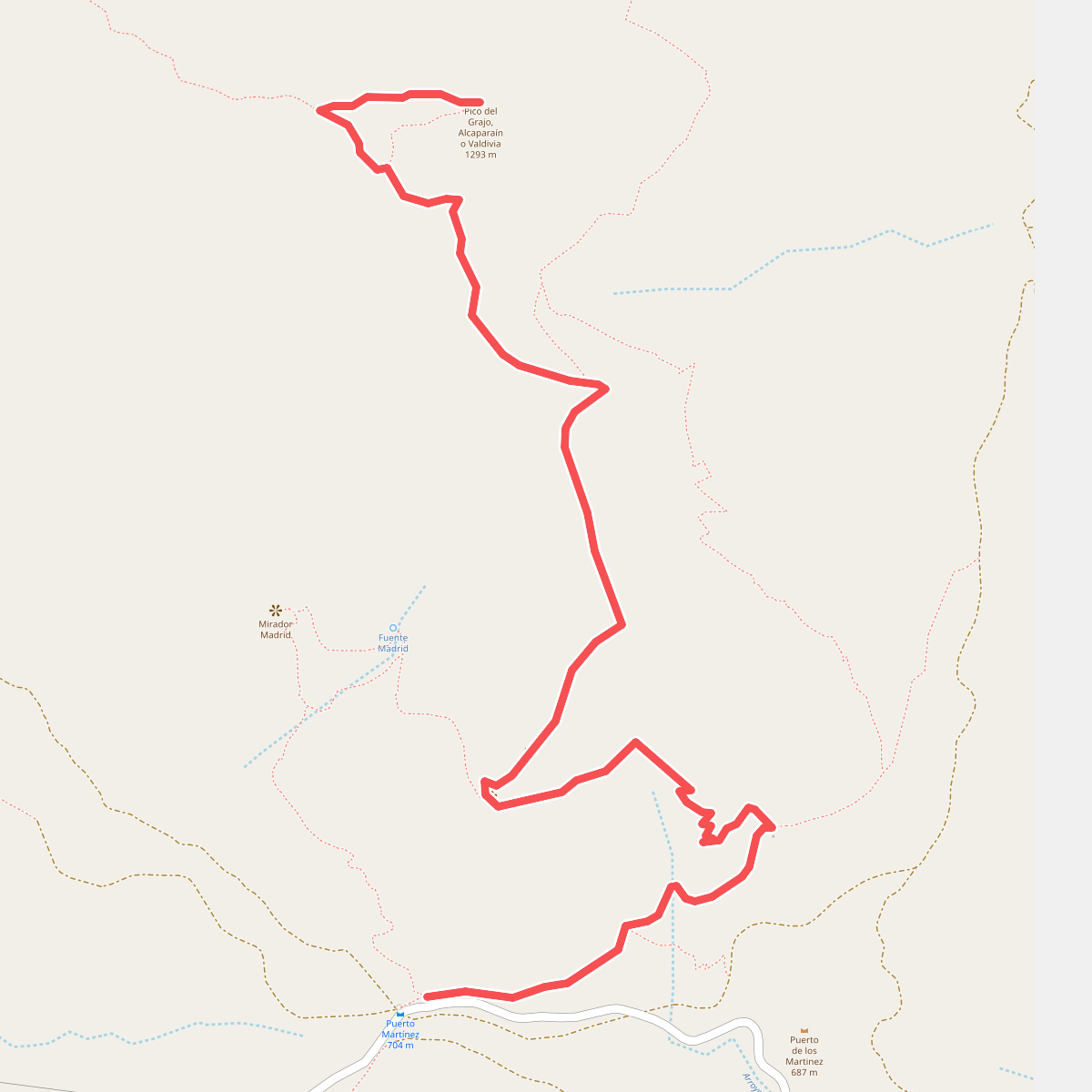 PR-A 271 Puerto Martínez - Alcaparaín