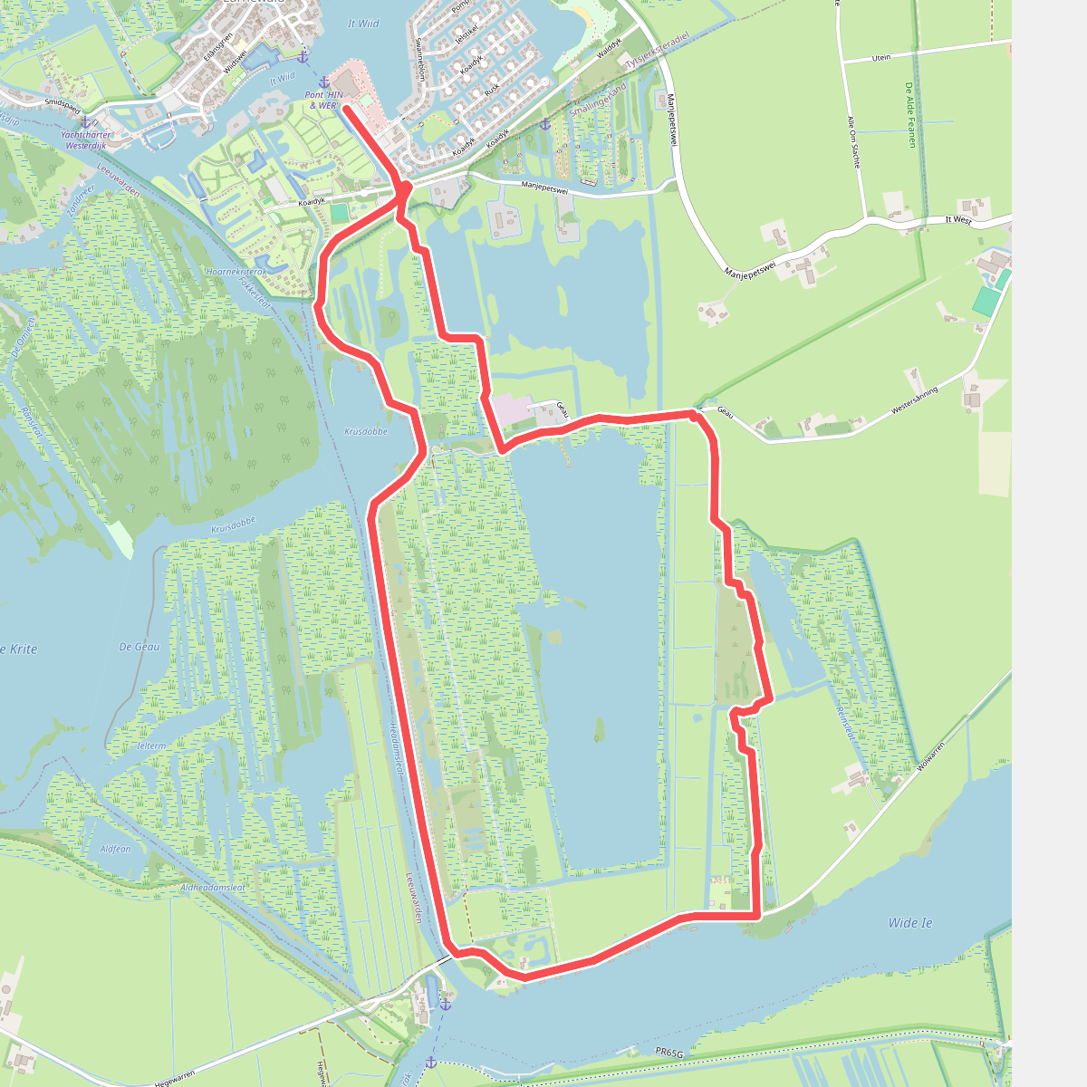 Wandelroute Jan Durkspolder | Nationaal Park De Alde Feanen
