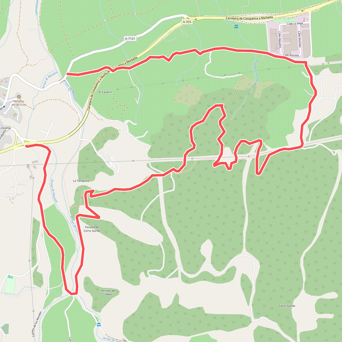 PR-A 275 Monda - Cerro Gordo