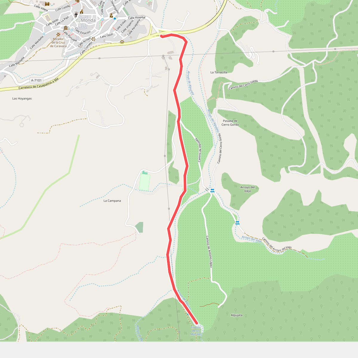 PR-A 276 Monda - Fuente de los Morales