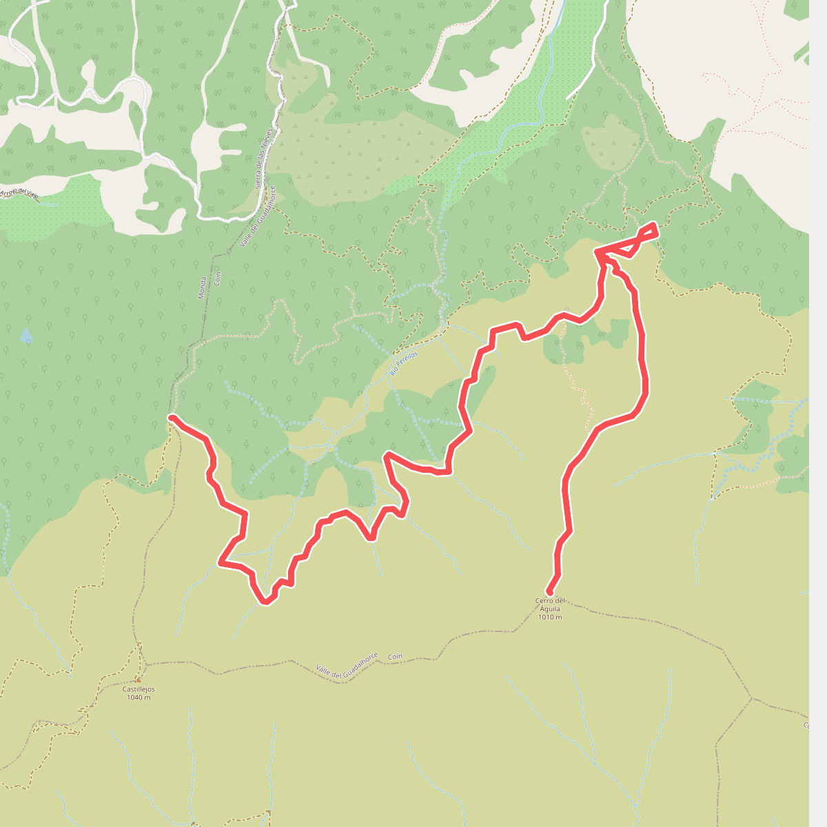 PR-A 338.1 Derivación al Cerro del Águila
