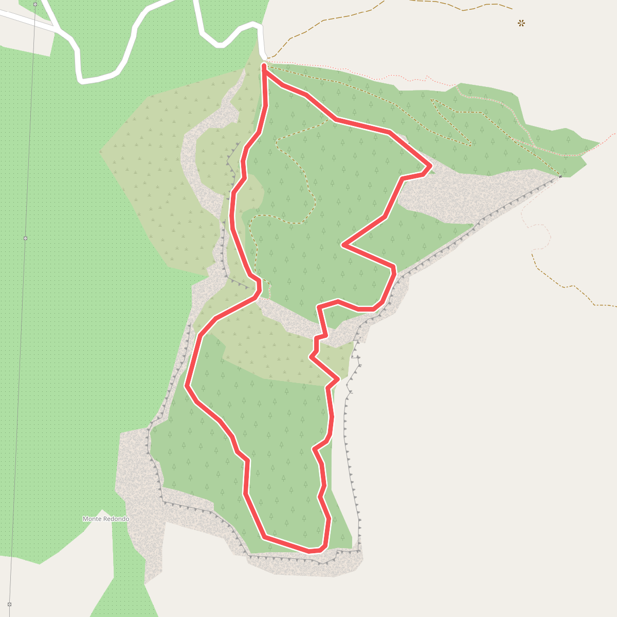 Sendero Monte Redondo