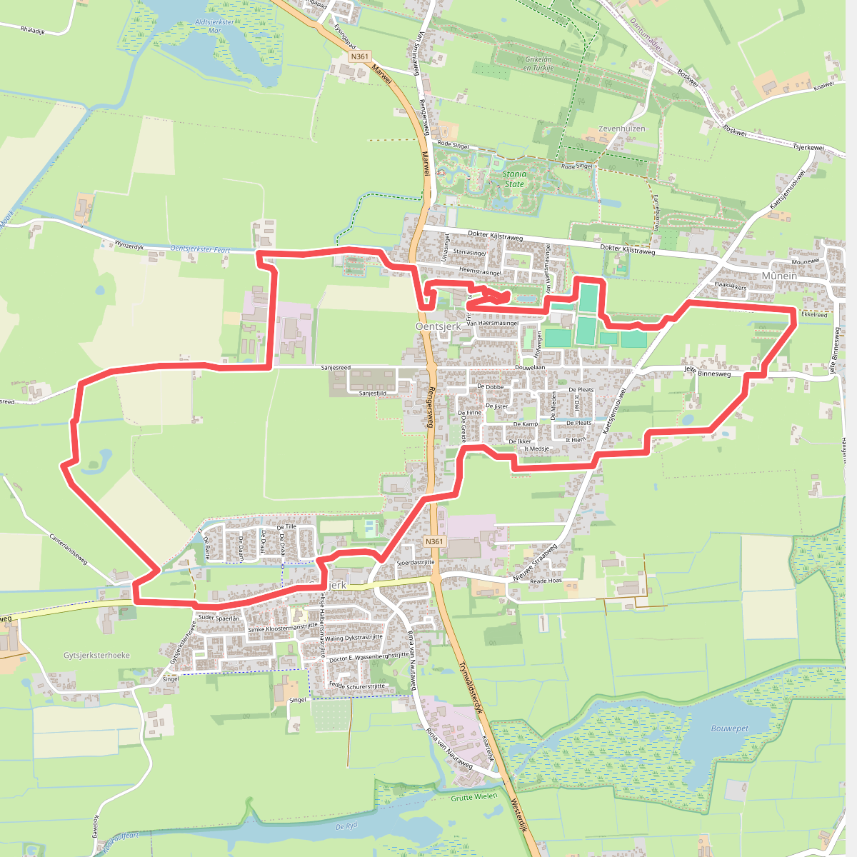 Kuiertocht Oentsjerk - Gytsjerk