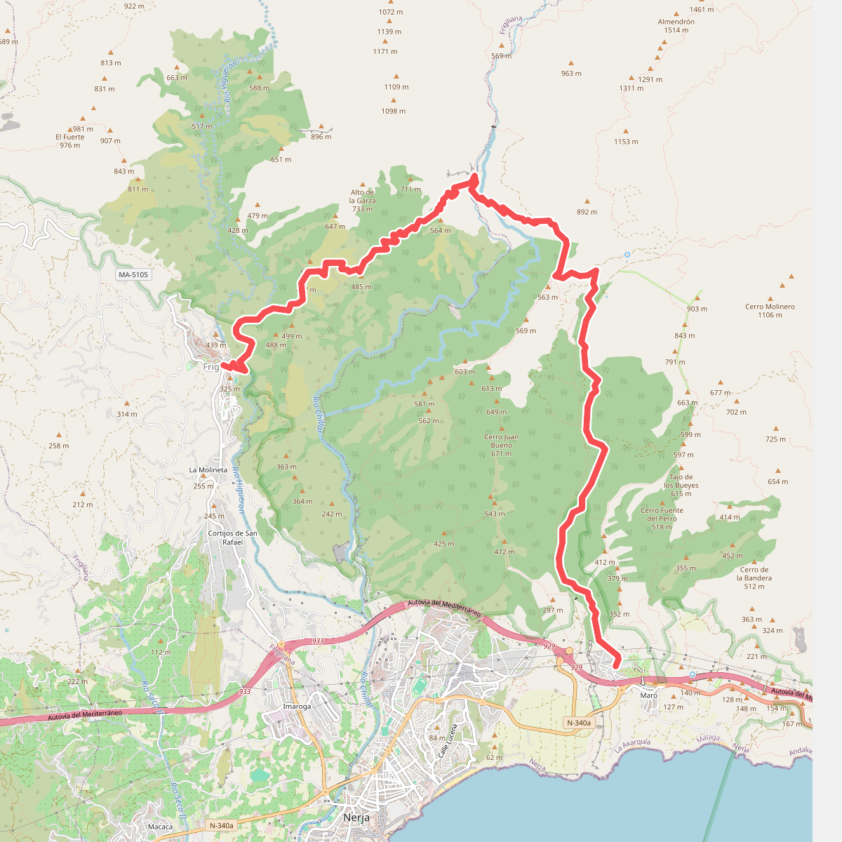 GR 242 - Frigiliana - Nerja