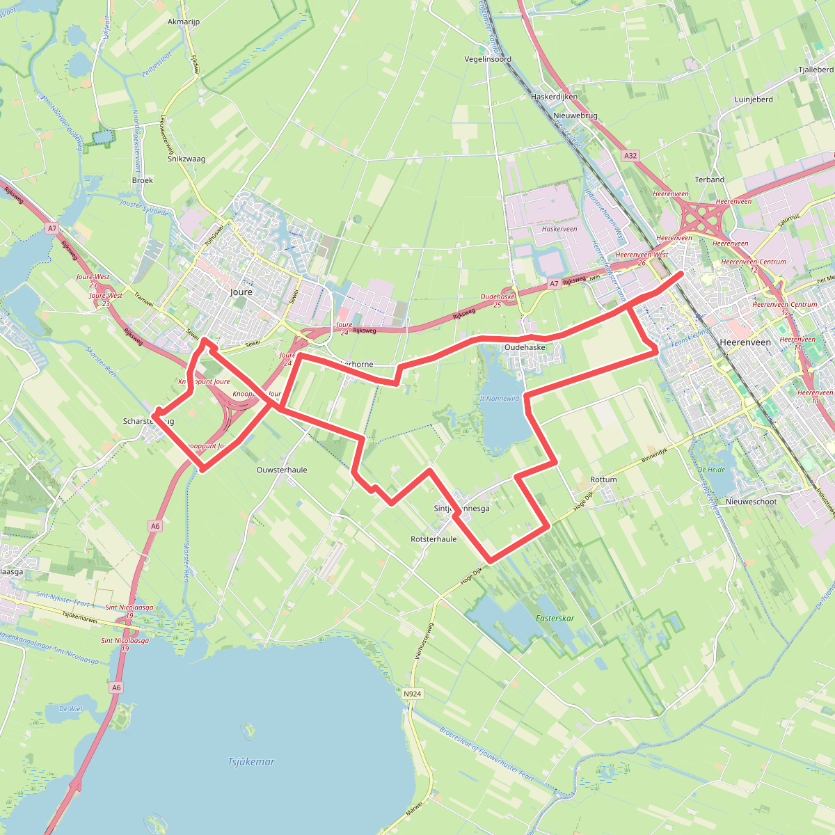 Rond het meer van Nannewijd | Liberation route