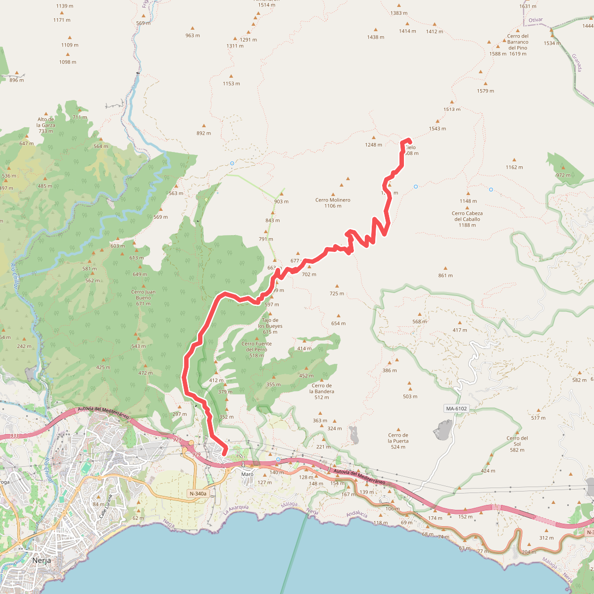 PR-A 477 Pico del Cielo
