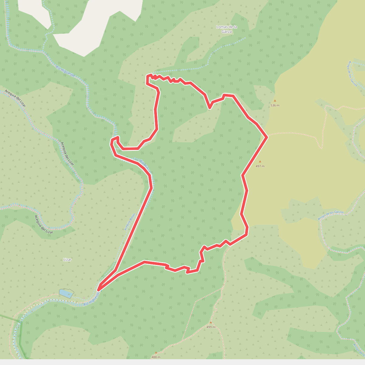 Ruta Lomas del Chillar