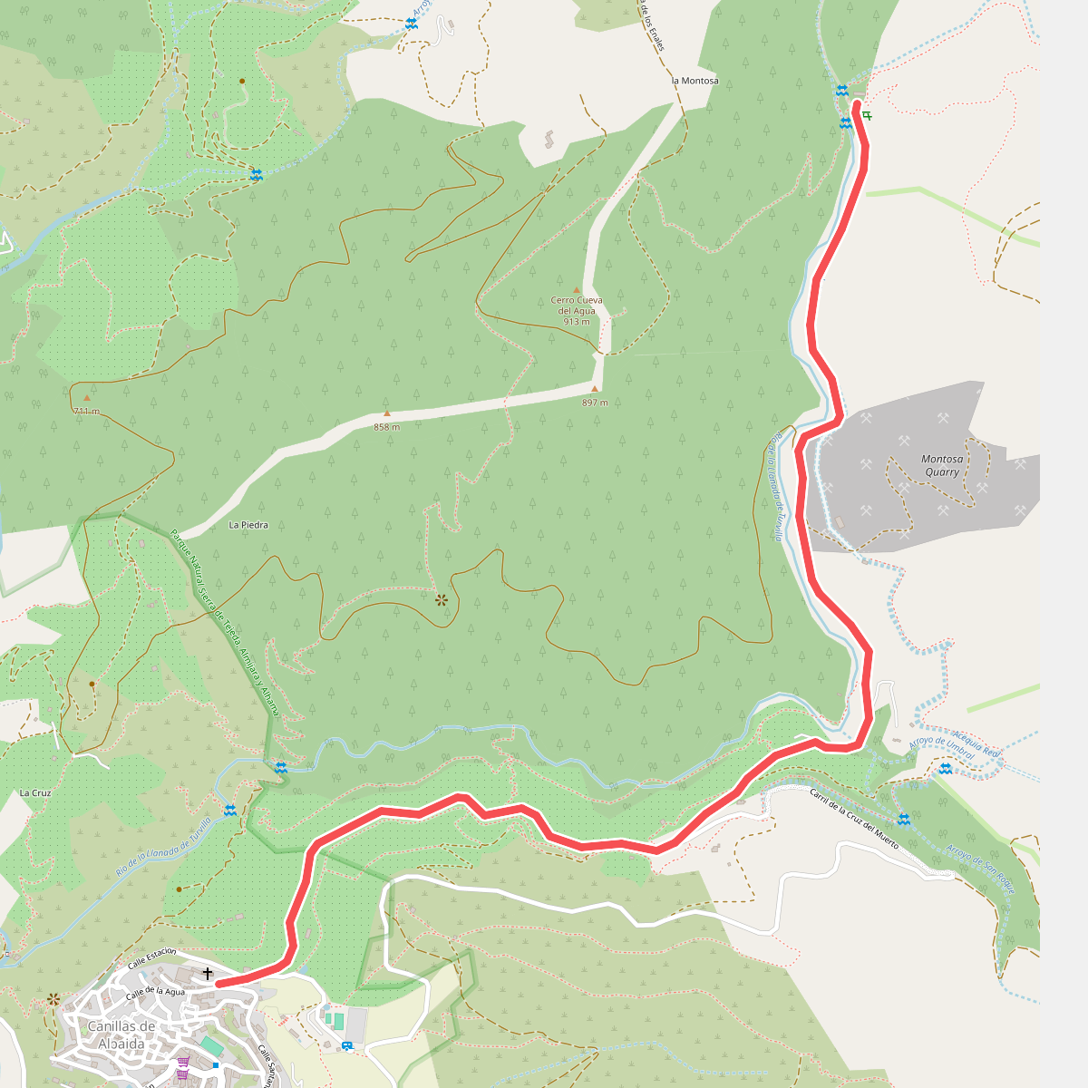 Sendero Santa Ana - Fábrica de la Luz