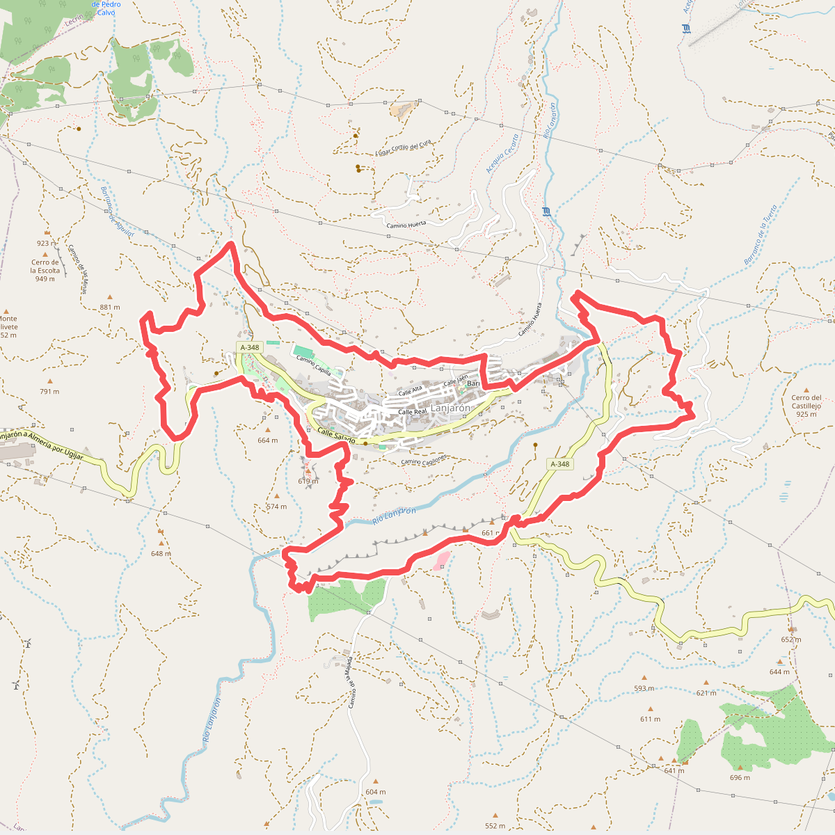 PR-A 345 Circular de Lanjaón