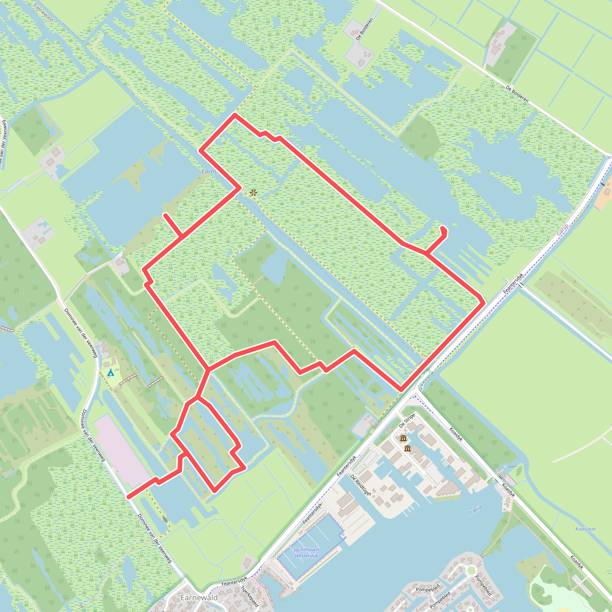 Wandelroute It Wikelslân | Nationaal Park De Alde Feanen