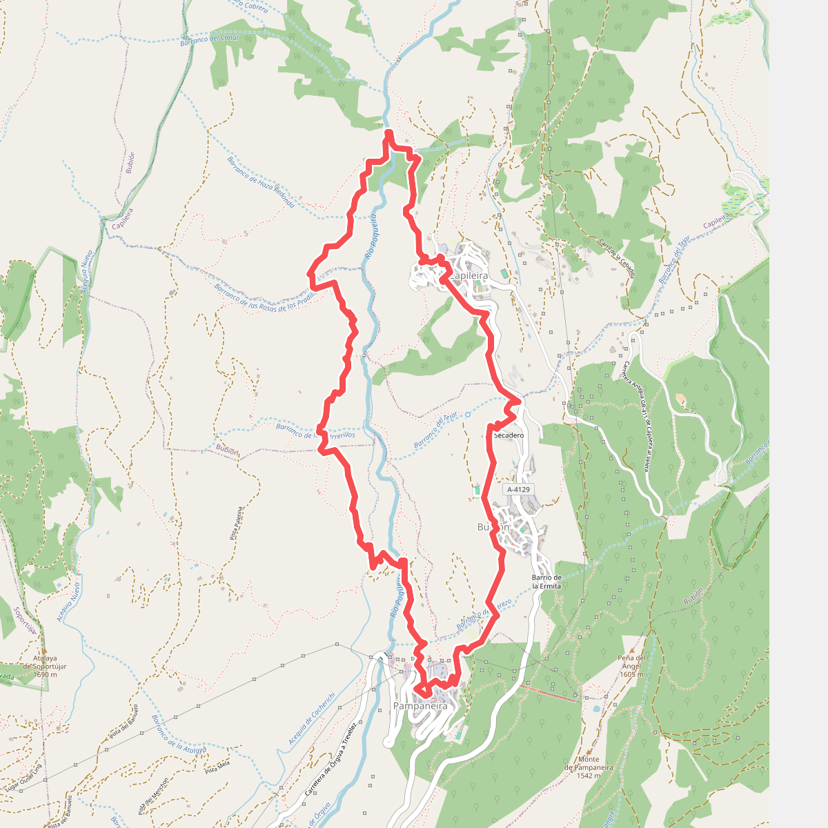 Ruta del Barranco de Poqueira