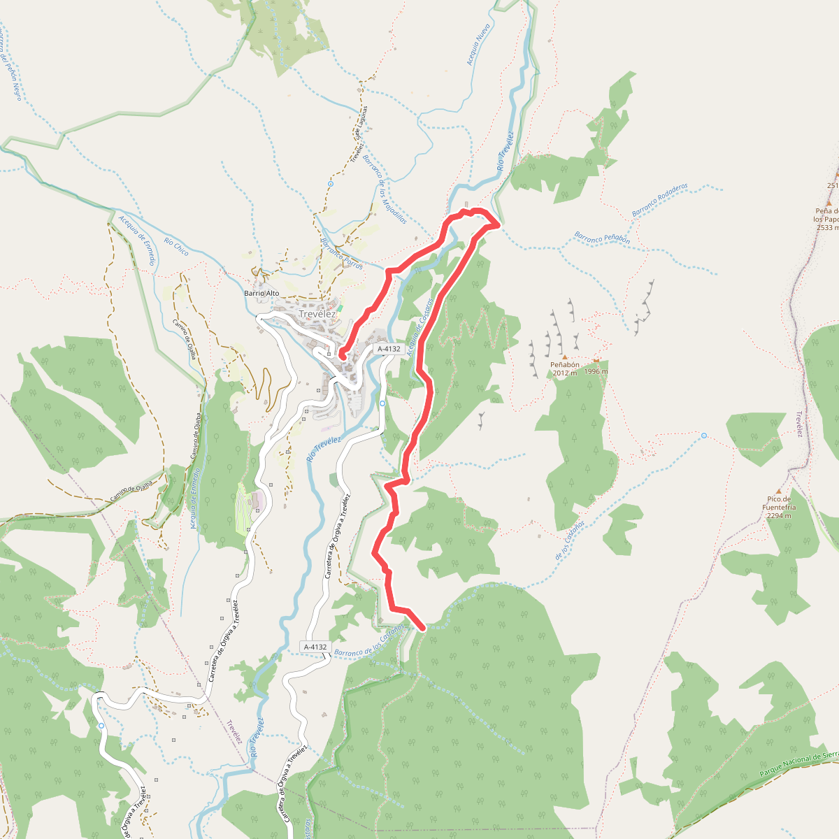 Sendero de los Castaños