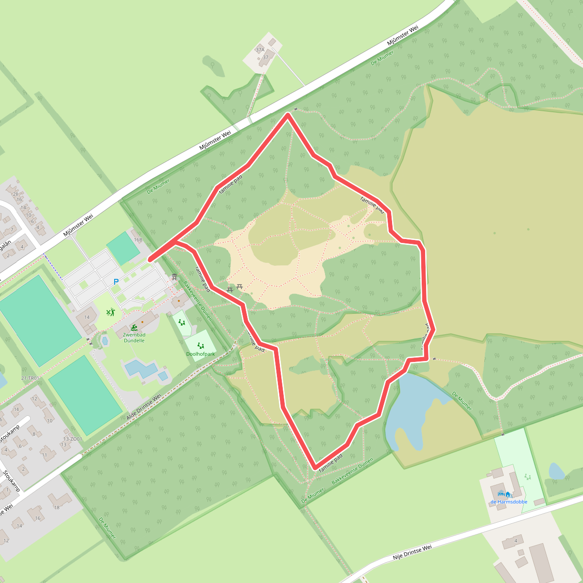 Rolstoelroute Mandefjild Bakkeveen
