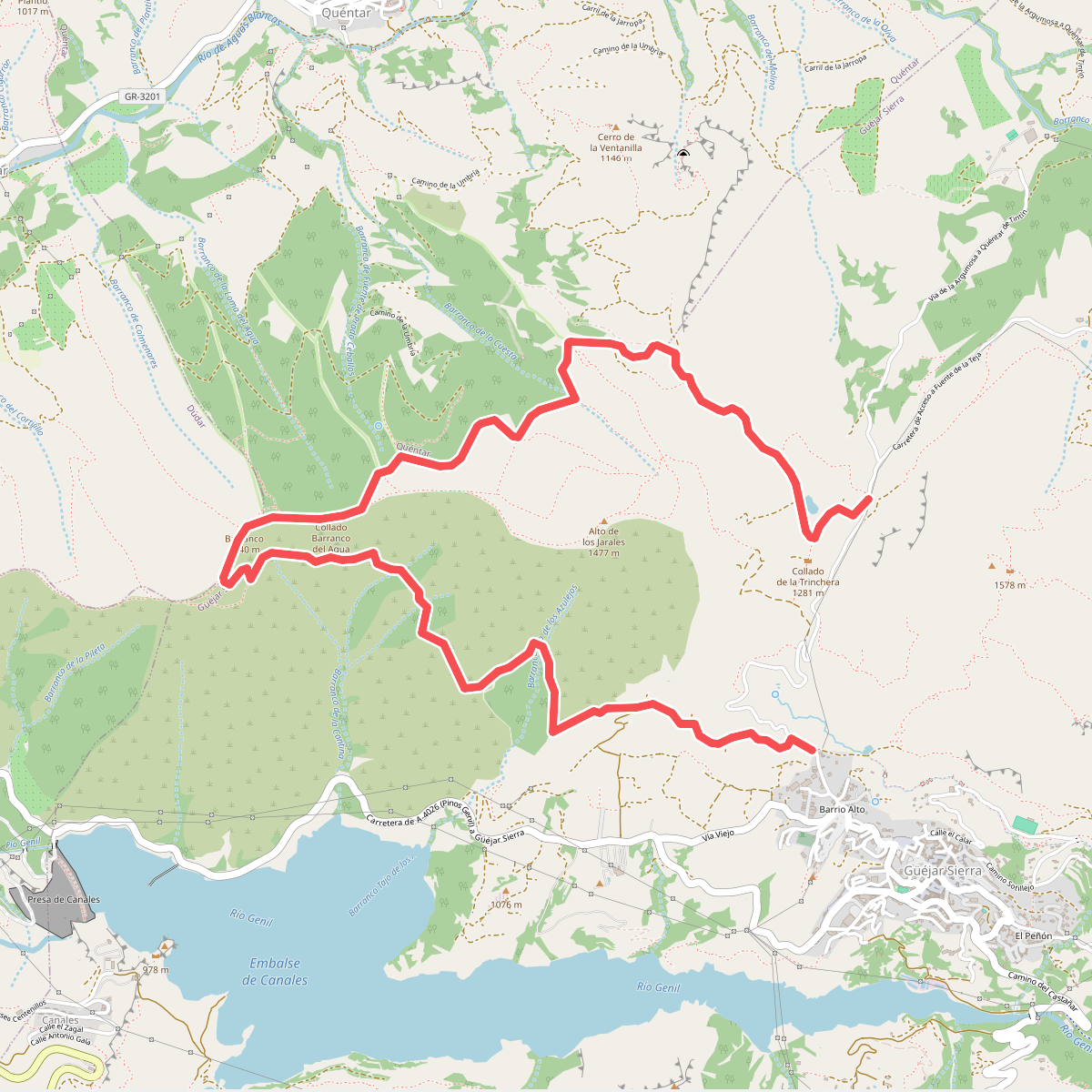 Sendero de los Jarales