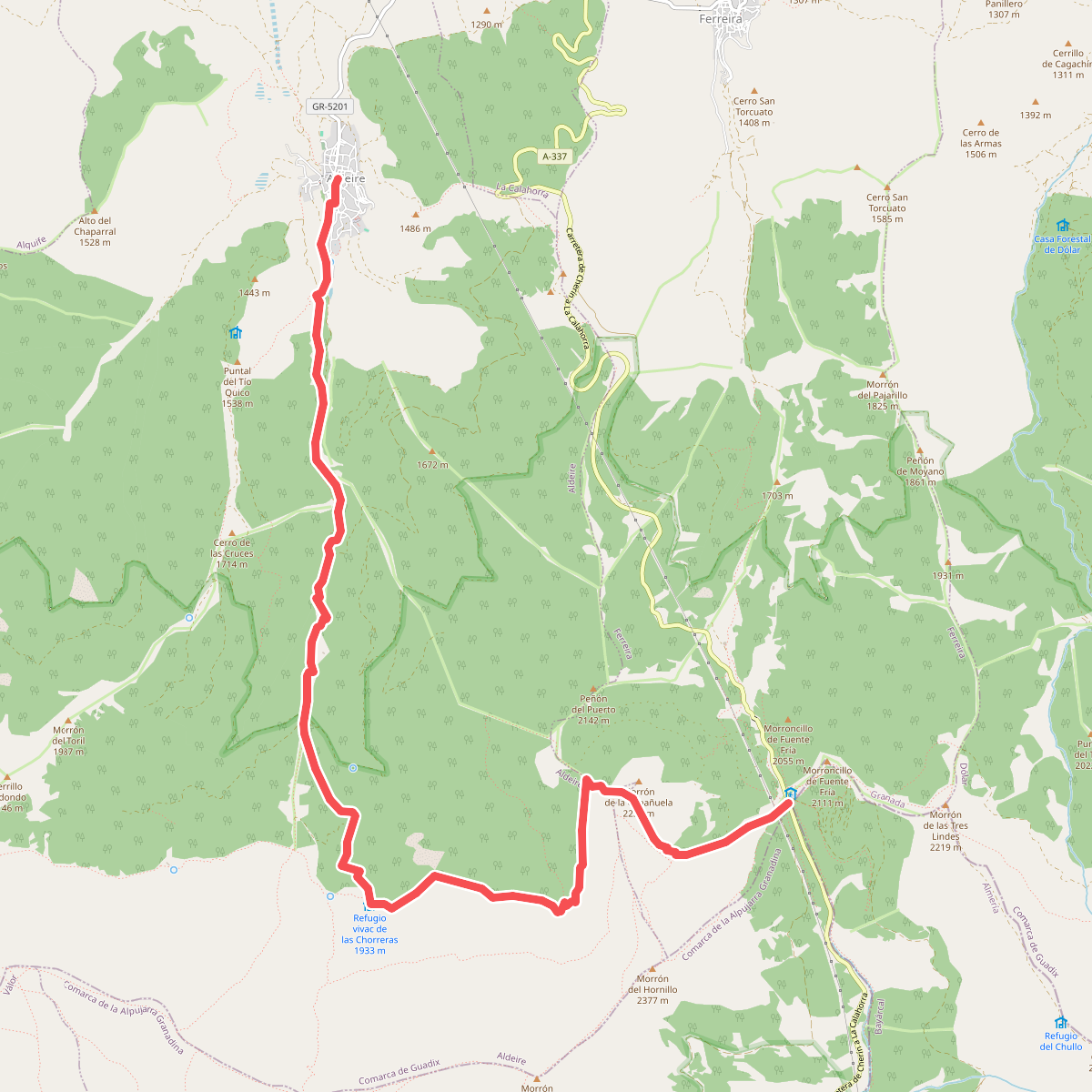 PR-A 333 Ragua-Aldeire