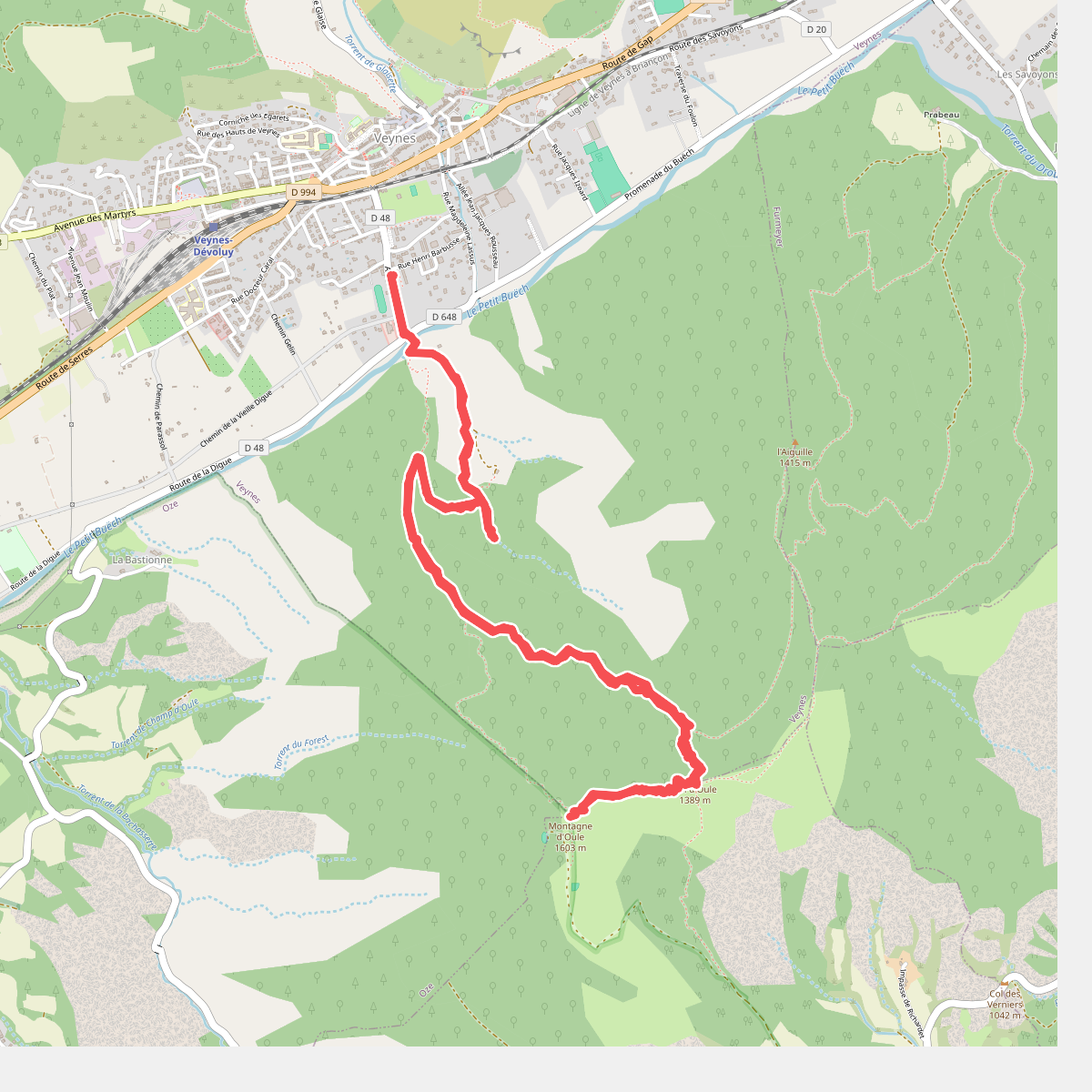 Sommet Montagne d'Oule