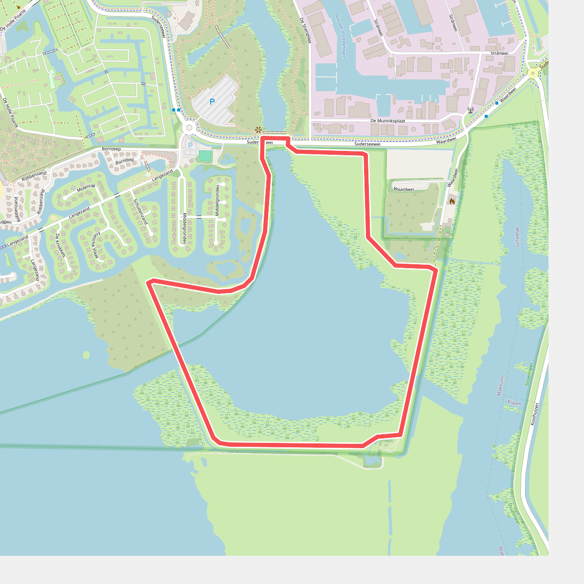 Wandelroute Makkumersúdwaard