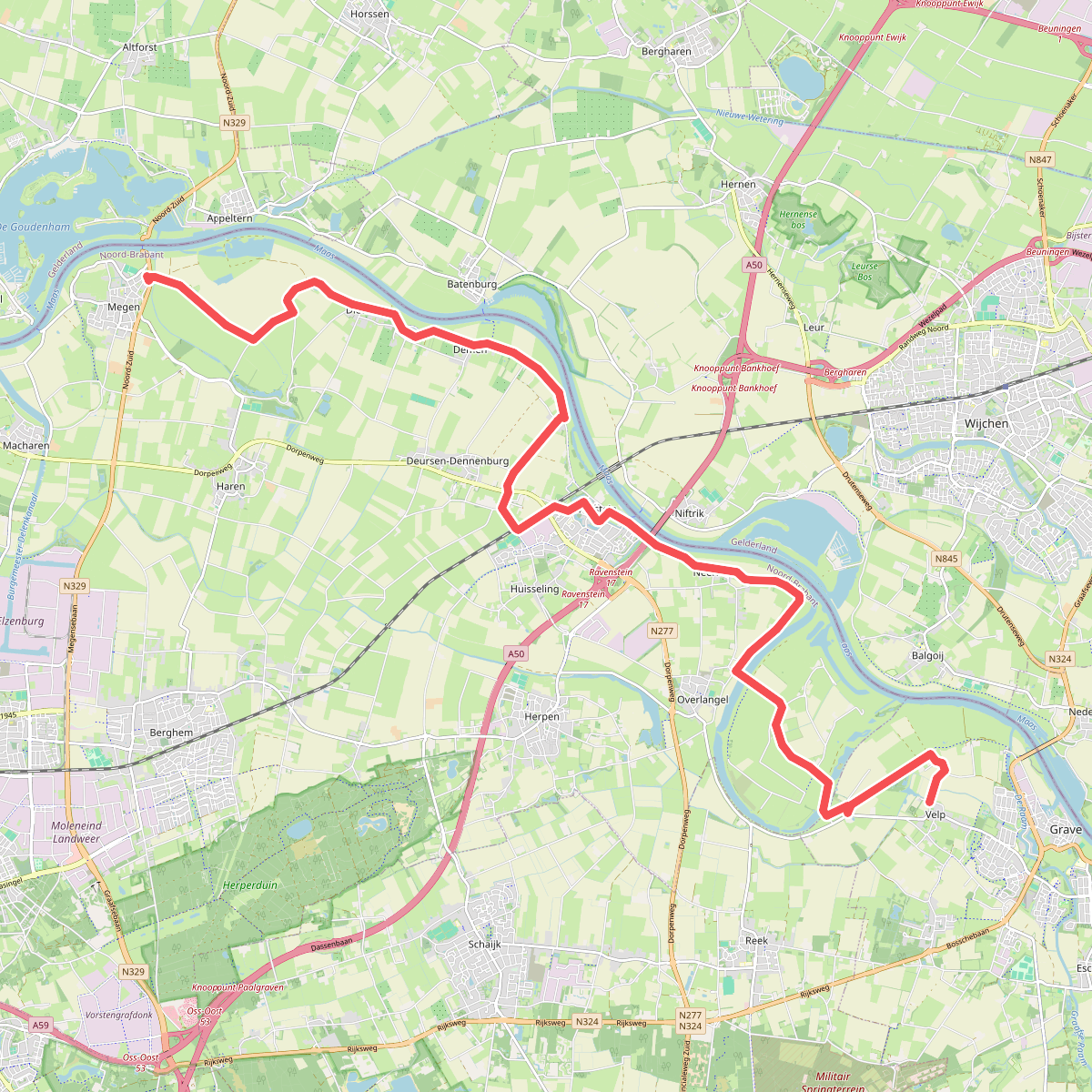 Megen - Velp · Ons Kloosterpad etappe 4