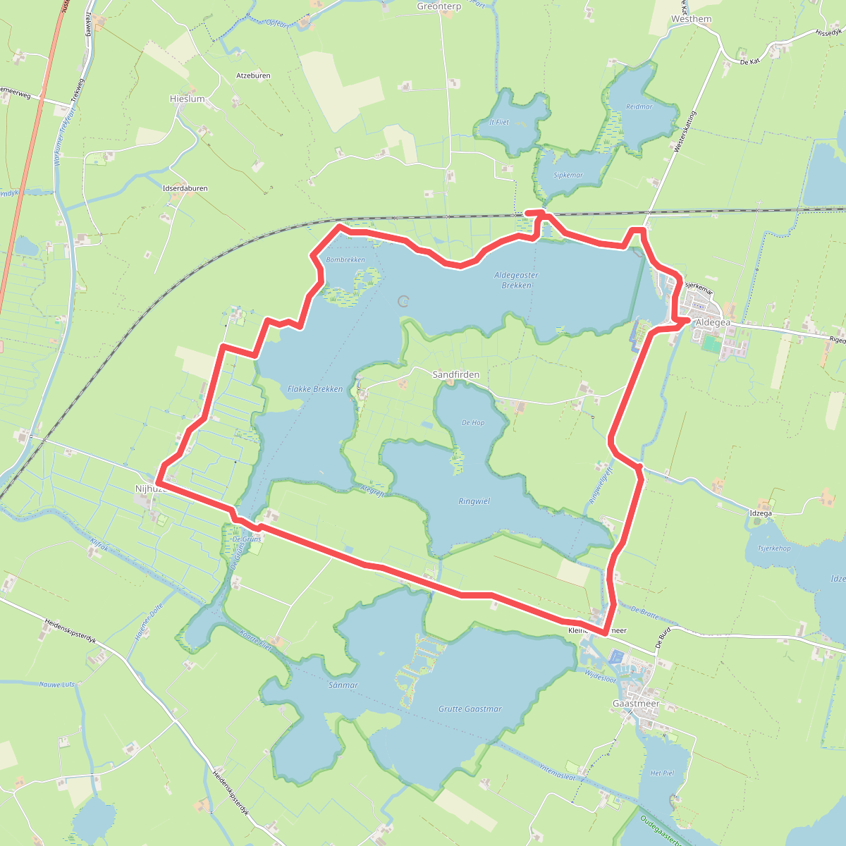 Pontje-Wandelrondje Aldegeaster Brekken