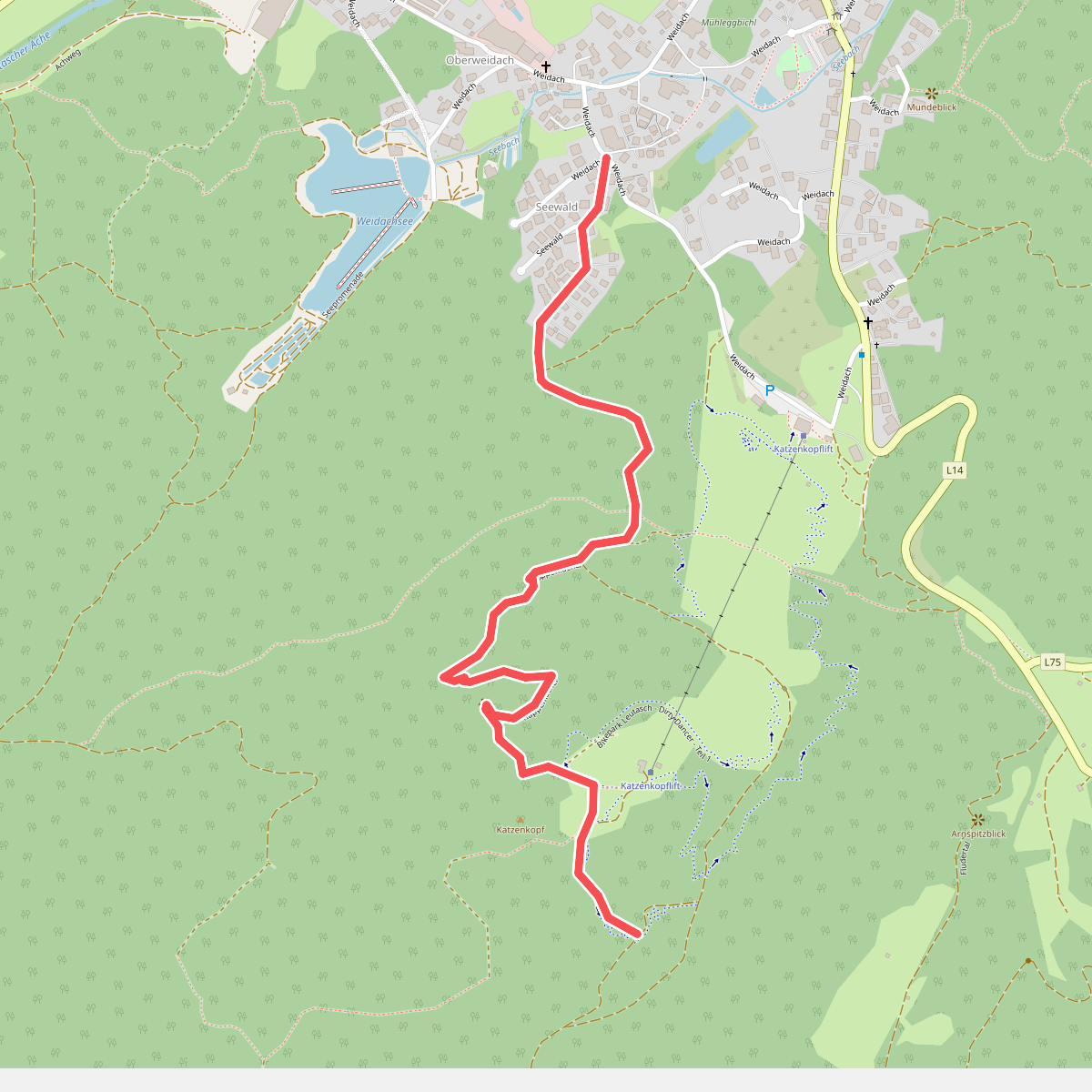 Wanderweg 34 (gelb)