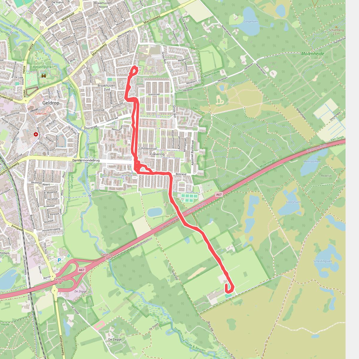 1e wandeling