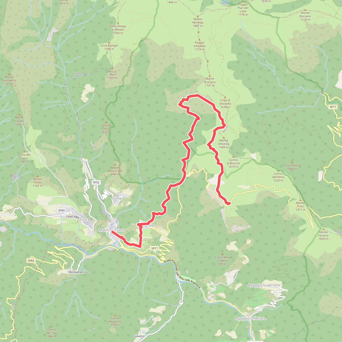 Molini di Triora - Passo della Mezzaluna