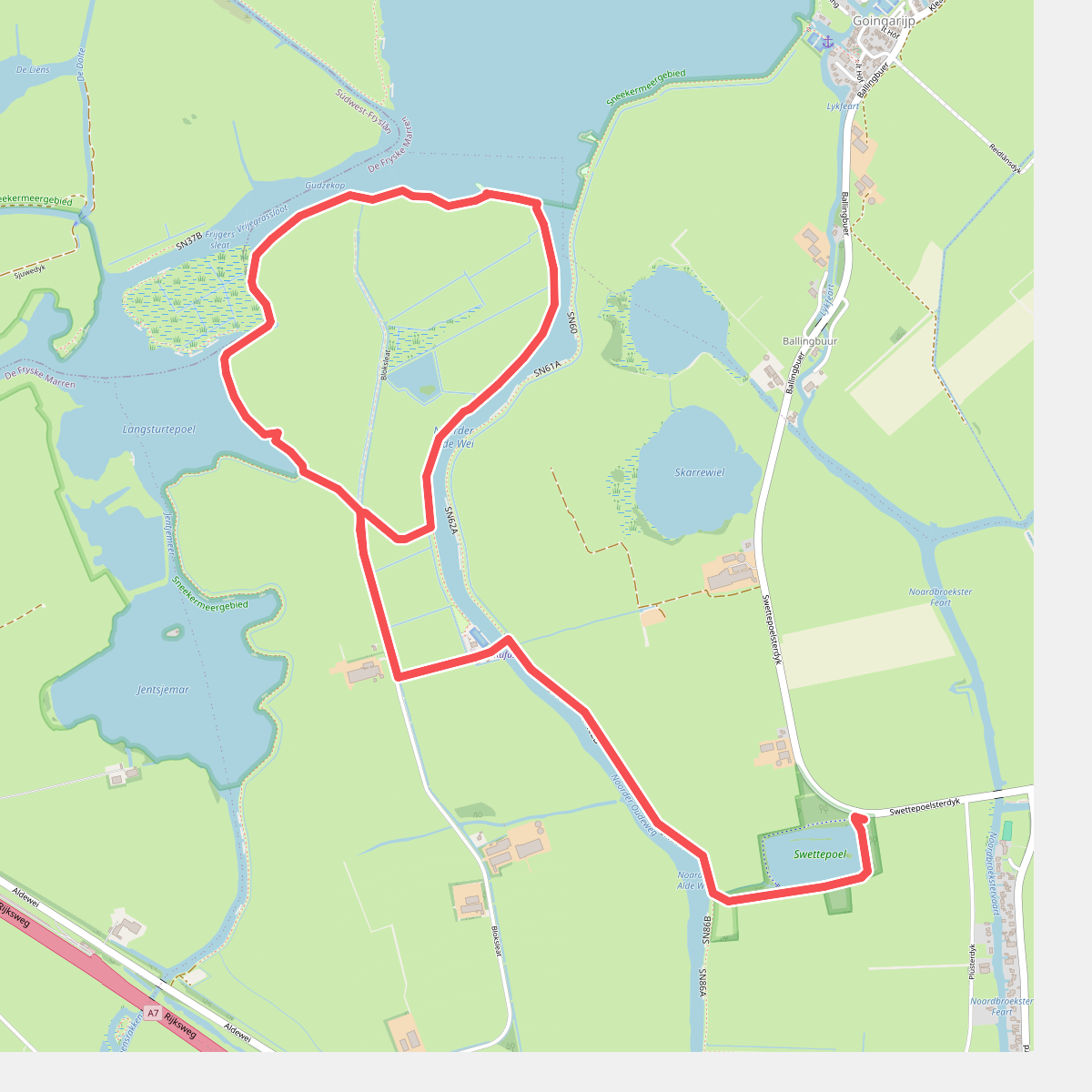 Pontje-Wandelrondje Kop Bloksleat