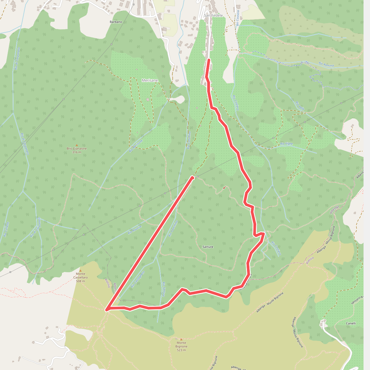 San Fedele - Monte Bignone
