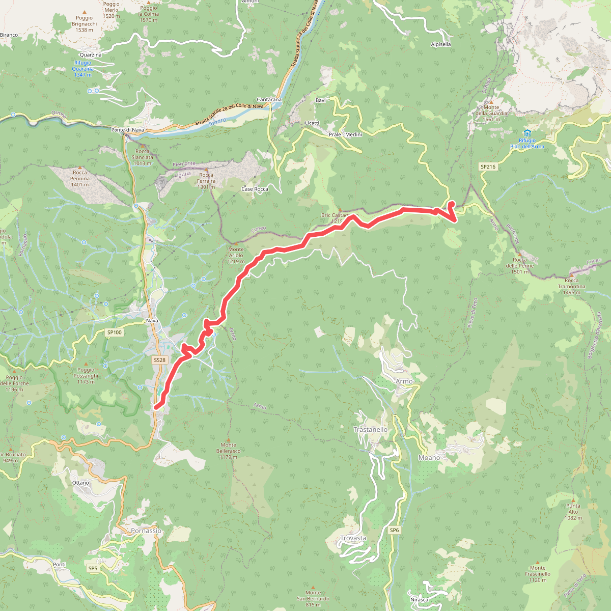 Colle di Nava - Passo di Prale