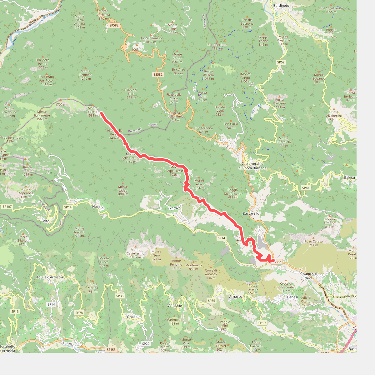 Martinetto - Sella d'Alpe - Passo delle Caranche