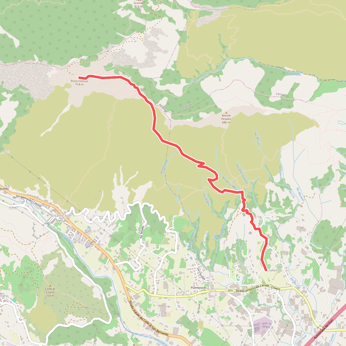 Salea - San Giacomo - Poggio Ceresa