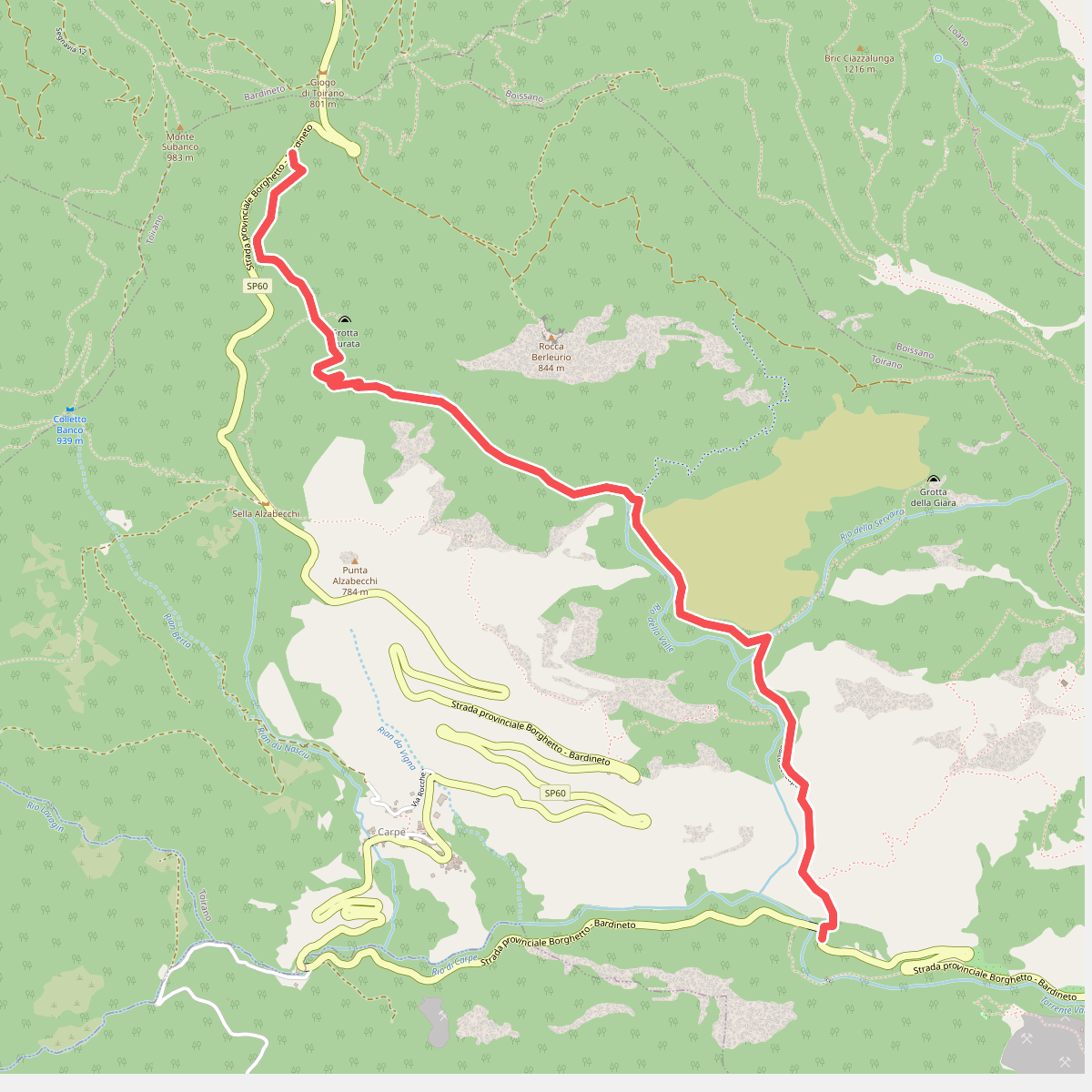 Salto del Lupo - Giogo di Toirano