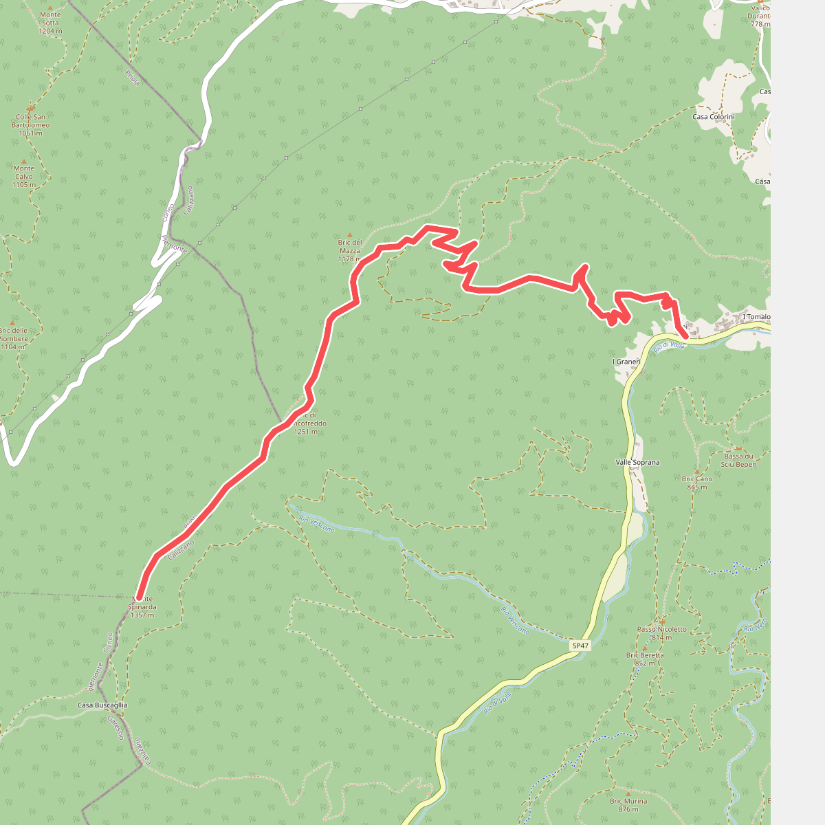 Calizzano - Monte Spinarda