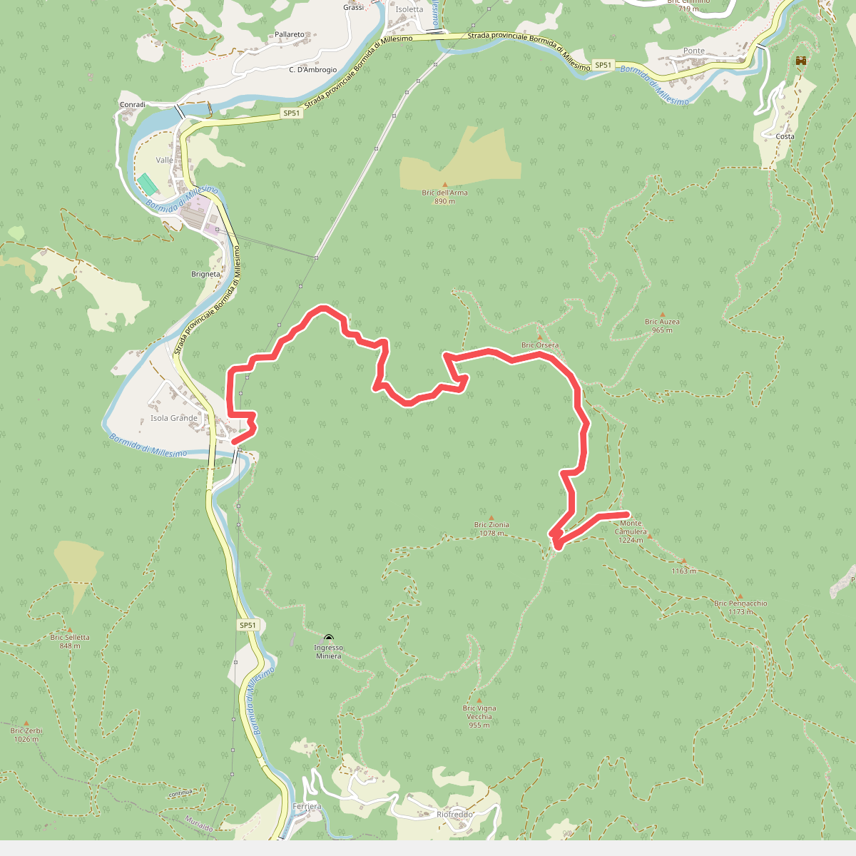 Isola Grande - Monte Camulera