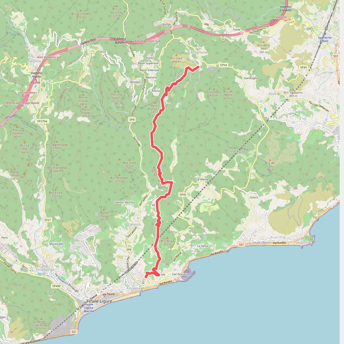 Finalpia - Colla di Magnone