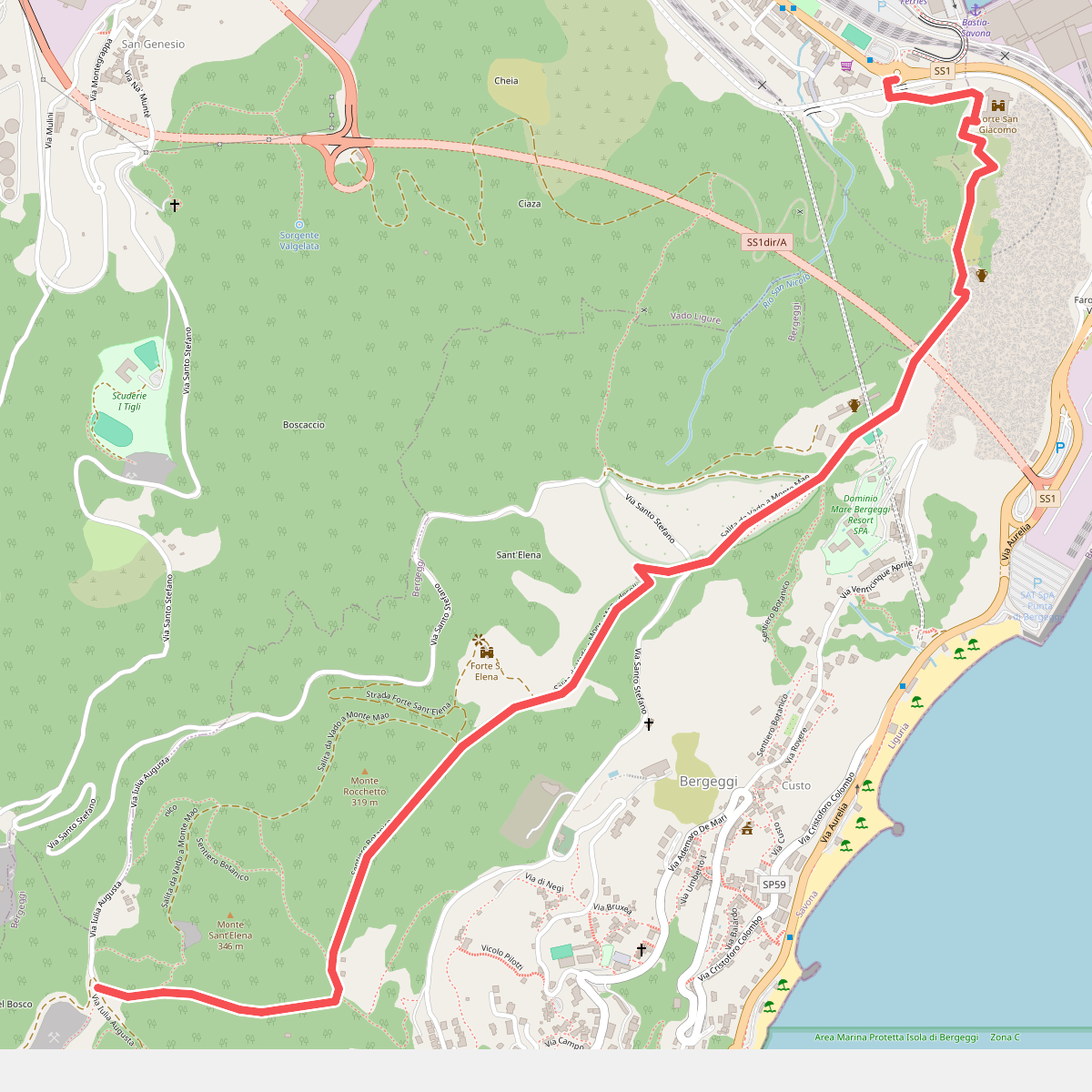 Vado Ligure - Gola di Sant'Elena
